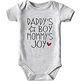 Azzwnee Daddy'S Boy Mommy'S Joy Daddys Boy Baby Clothes Mamas Boy Infant Boys Clothes Baby Boy'S Clothing