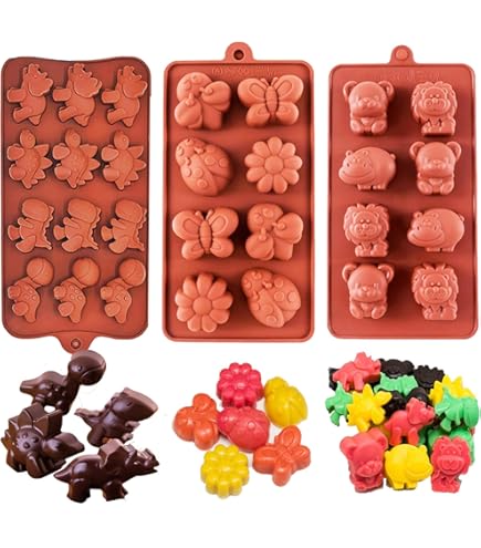 Moules Silicone Cheval à Bascule Et Ours - 2 Pièces - Pour Chocolat, Glaçons, Savon Ou Cupcakes
