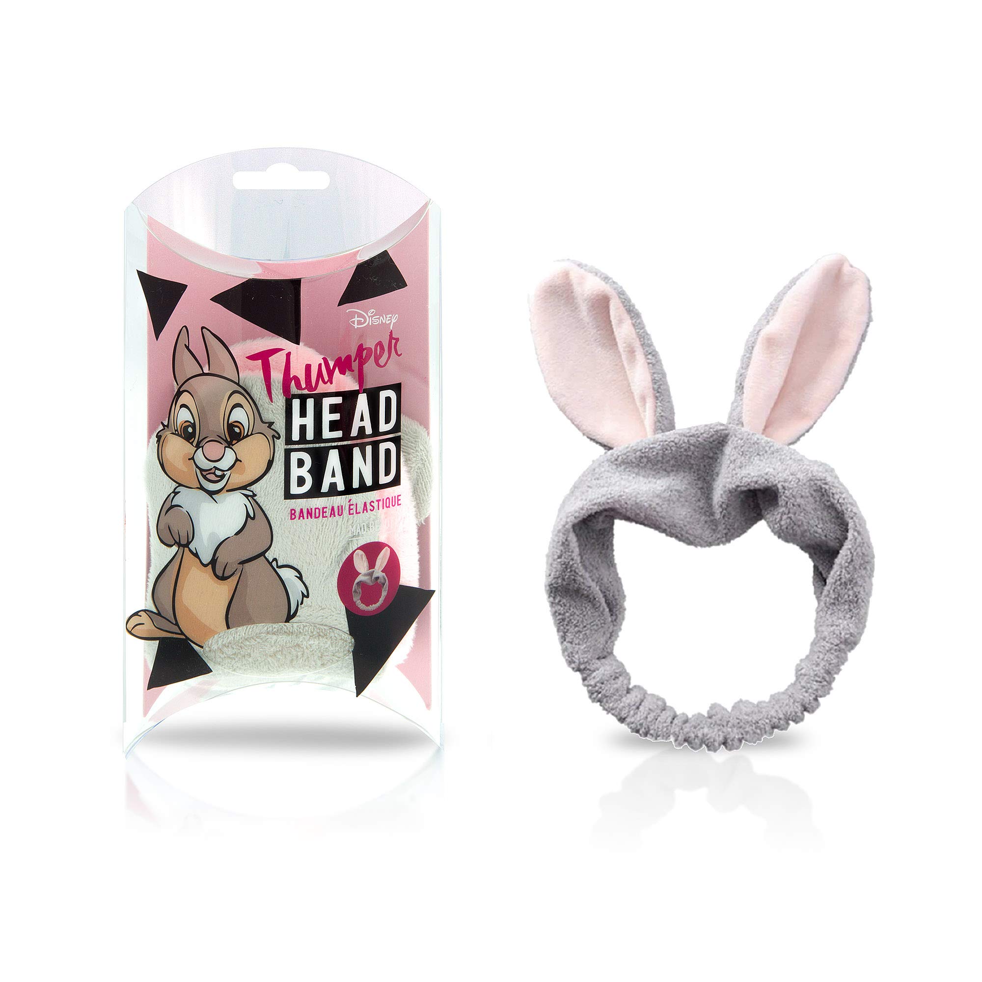 MAD BEAUTY Disney Bambi Thumper Rabbit Make-Up Headband, Keeps Hair Neatly Tucked Away Out of Face, Comfortable, Soft Costume Headband, Use While Doing Make-Up, Applying Creams, or Face Masks