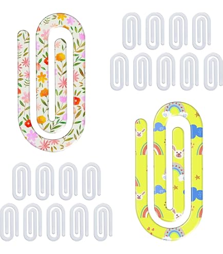 Sublimation Giant Paperclip Blank Jumbo Paper Clips Acrylic Bookmark Clip - View #13