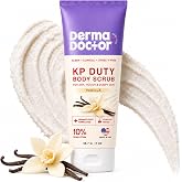 DERMAdoctor KP Bump Eraser Vanilla Body Scrub, Keratosis Pilaris, 2oz | Dermatologist-Formulated 10% AHAs + PHAs for Strawberry Skin, Chicken Skin, Rough Patches &amp; Uneven Texture, Arms &amp; Thighs