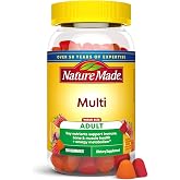 Nature Made Multivitamin Gummies, 150 Vitamin Gummies | Mens &amp; Womens Gummy Vitamins &amp; Minerals, Adult Multivitamin Gummy for Daily Nutritional Support, 75 Day Supply