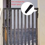 BEHAHAI Fence Panel Wedges 10P Black Plastic Levelling Noise Stoppers view 6