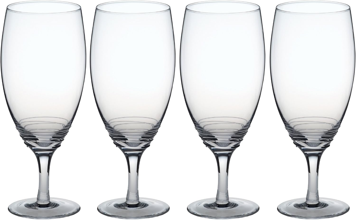 Mikasa Swirl Iced Beverage Glass (Set of 4), 22 oz