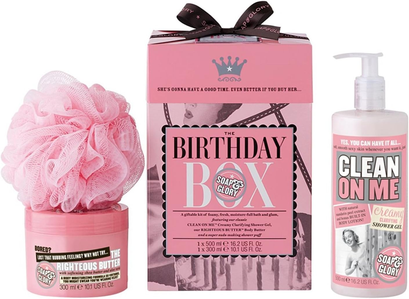 Soap & Glory Birthday Box Gift Set, 300 Milliliters