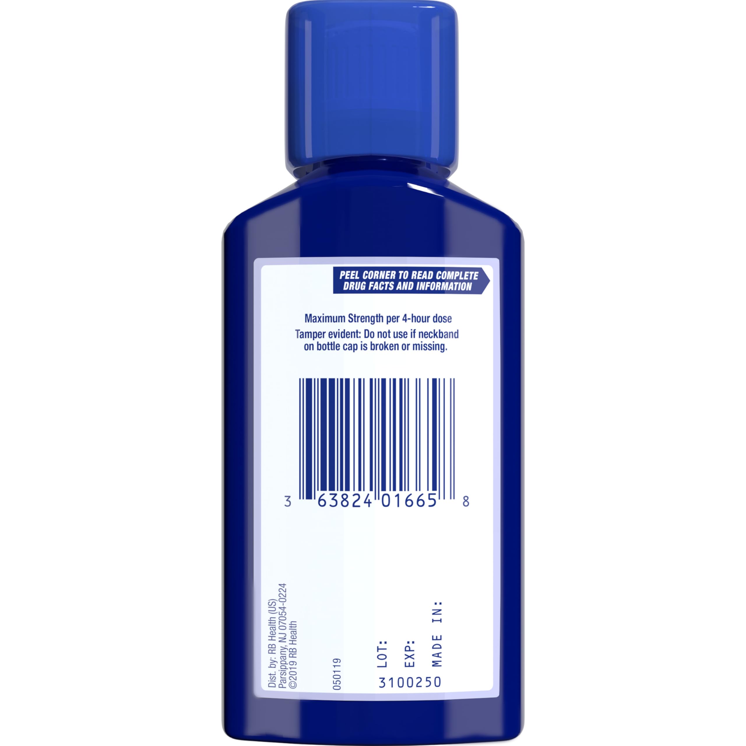 Mucinex Severe Congestion & Pain Relief, Sinus-Max Max Strength, 6oz Clears Sinus & Nasal Congestion, Relieves Headache & Fever, Thins & Loosens Mucus