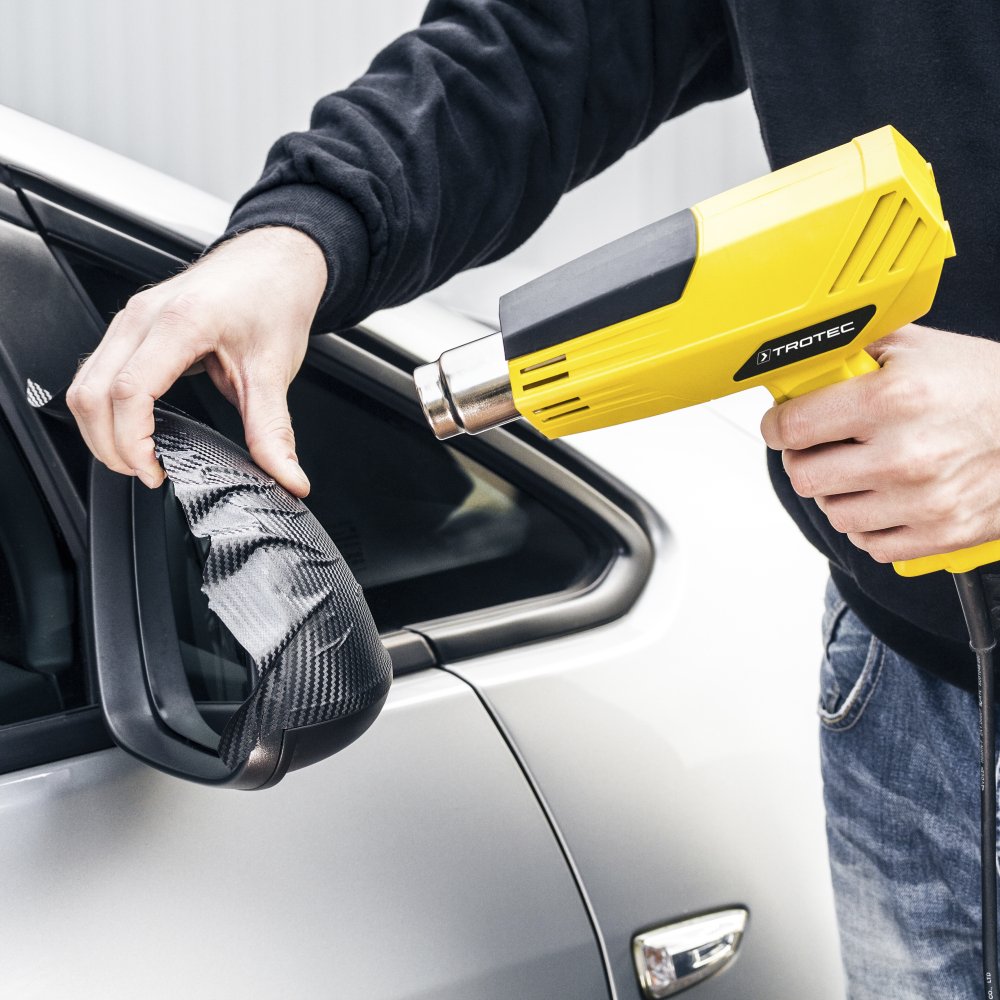 TROTEC Heißluftgebläse HyStream 200 – 2.000 W, 350–550 °C, 2 Leistungsstufen, Thermowerkzeug mit 4 Düsen, leicht & ergonomisch für Farbentfernung, Schrumpfen, Löten, Verformen 9