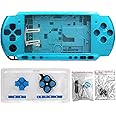 OSTENT Full Housing Shell Faceplate Case Repair Replacement for Sony PSP 3000 Console Color Blue