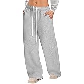 JEKAOYI Womens Sweatpants Wide Leg Drawstring Workout Casual Baggy Pants High Waist with Pockets