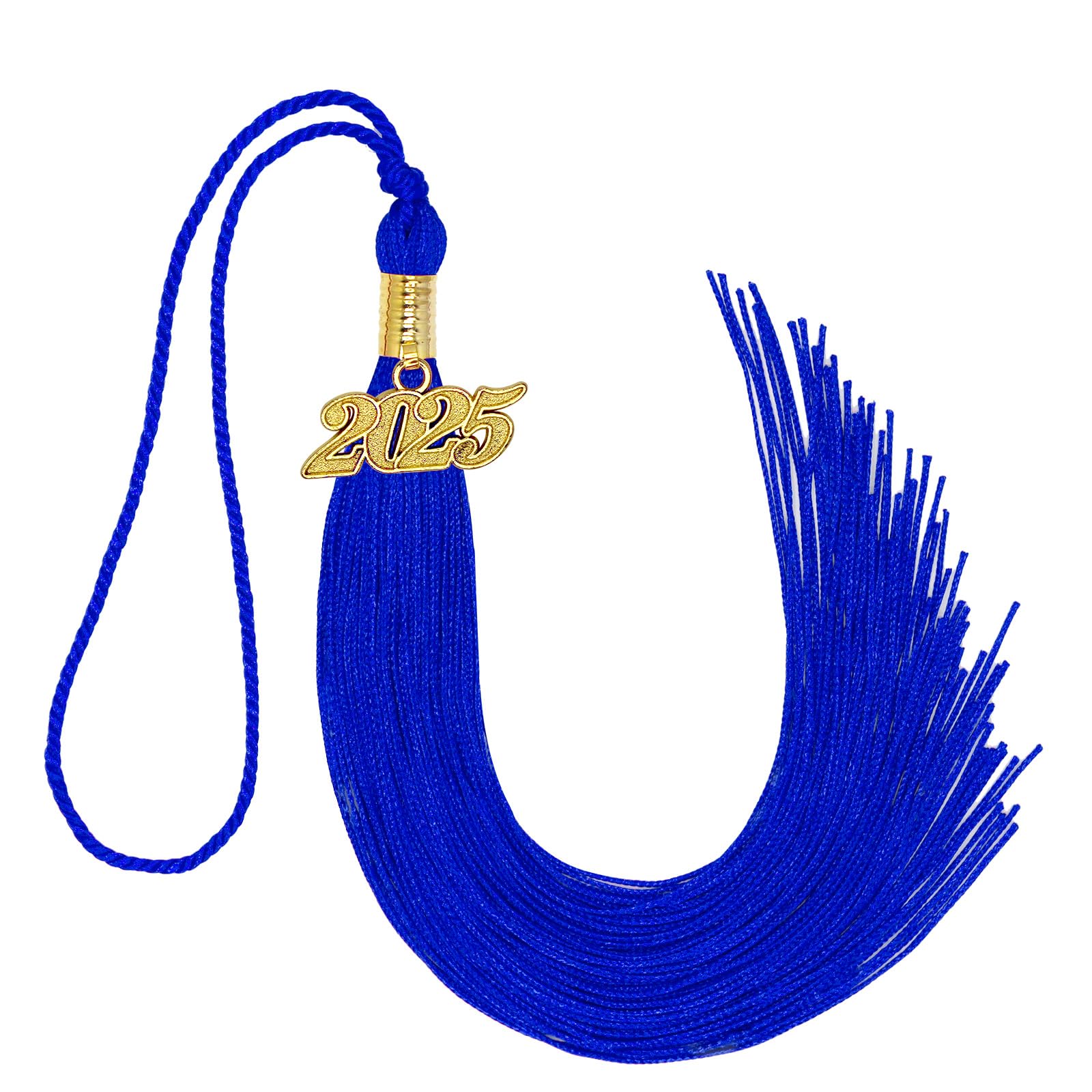 Photo 1 of 2025 Tassel Graduation Blue Graduation Tassel 2025 with Date Charm (Royal Blue)