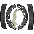Detroit Axle - Rear Brake Shoes for 2011-2019 Ford Fiesta [Rear Drum Brakes], 2012 2013 2014 2015 2016 2017 2018 Semi-metallic Brake Shoes Replacement