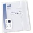 Avery Translucent Document Wallet, Clear Travel Document Organizer, Holds up to 50 Pages (72278)