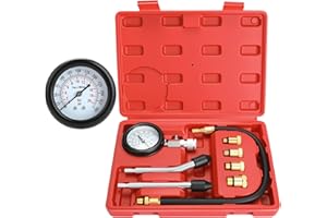 BETOOLL HW0130 8pcs Petrol Engine Cylinder Compression Tester Kit Automotive Tool Gauge