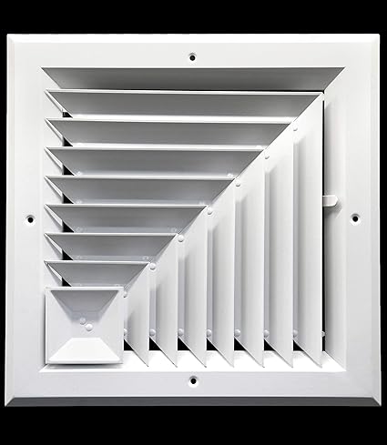 8 X 8 In Hvac Vent Cover Corner Aluminum Bar Ceiling