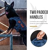 OneTigris No Pull Dog Harness Large Mesh MOLLE Vests with Handles view 3