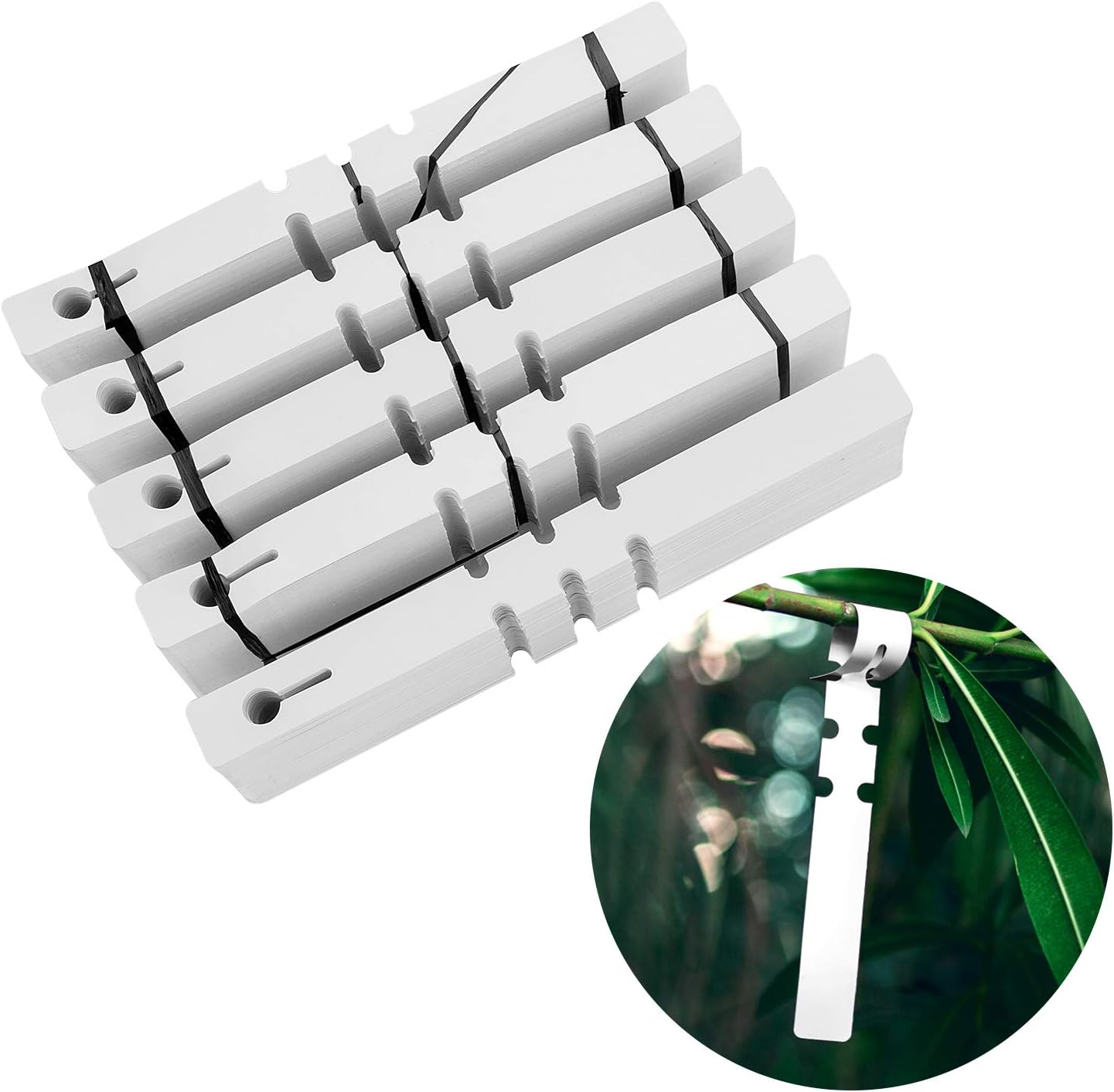 Amazon.com: 1000 Pcs Waterproof Plastic Plant Tree Tags Bulk 2x20cm （0.