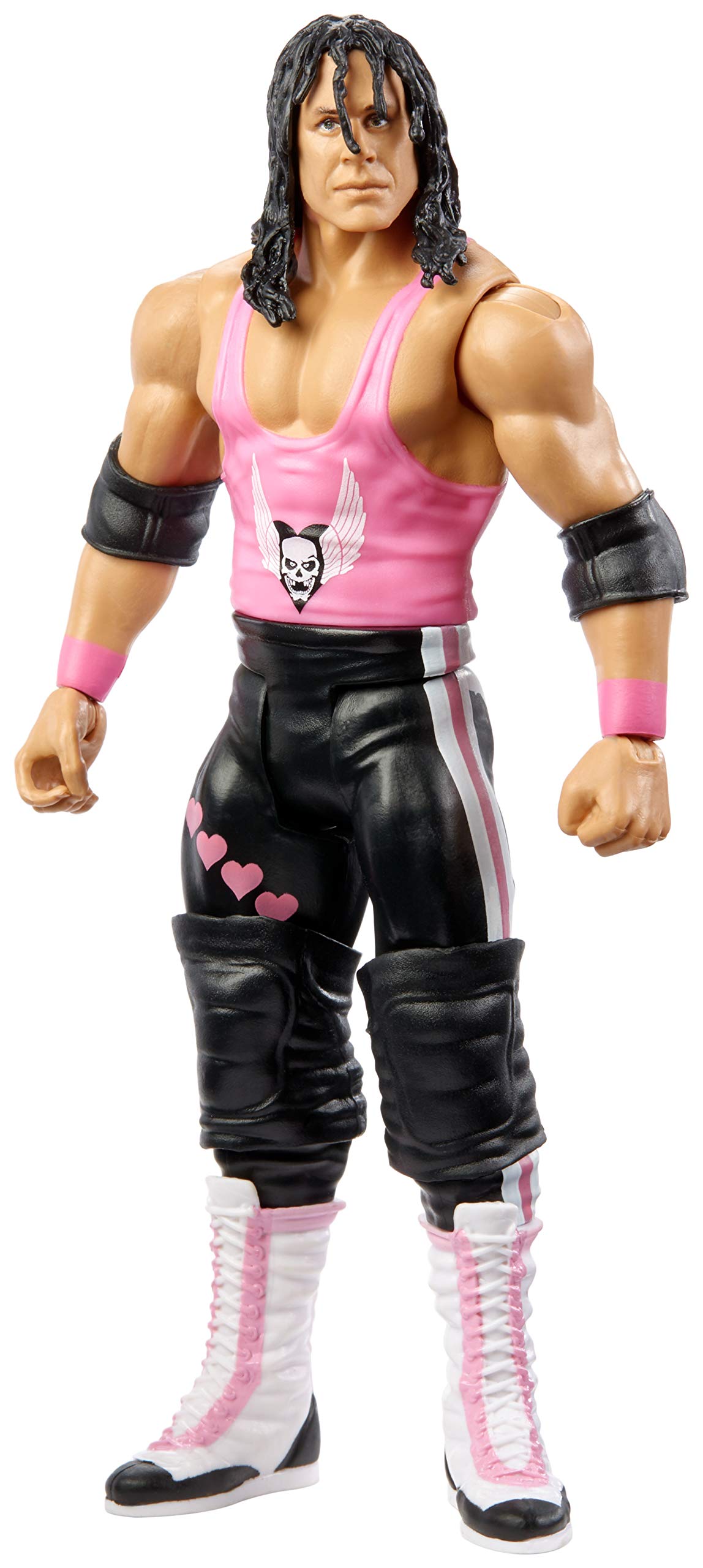 Photo 1 of Mattel WWE SummerSlam Bret 'Hitman' Hart Action Figure in 6-inch Scale with Articulation & Ring Gear