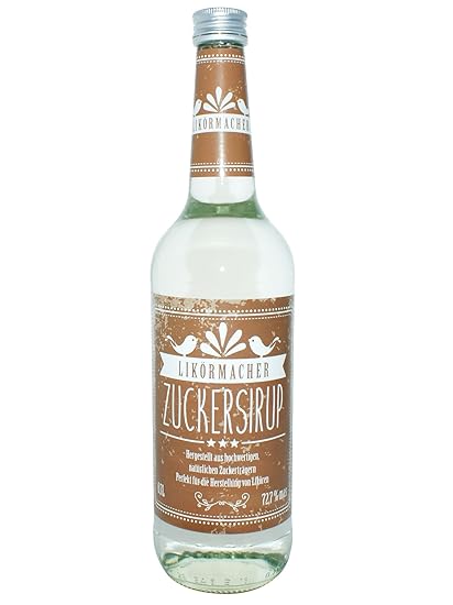 Likörmacher Zuckersirup / Läuterzucker Für die Herstellung von Likören (1 x 0.7 l)