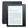 Kindle Oasis E-reader with Leather Charging Cover - Black, 6" High-Resolution Display (300 ppi), Wi-Fi - Includes Special Offers