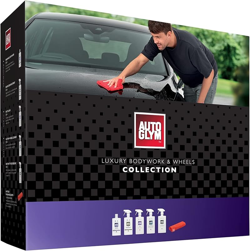 Autoglym Luxury Bodywork & Wheels Collection 6-Piece Car Cleaning Kit 500ml