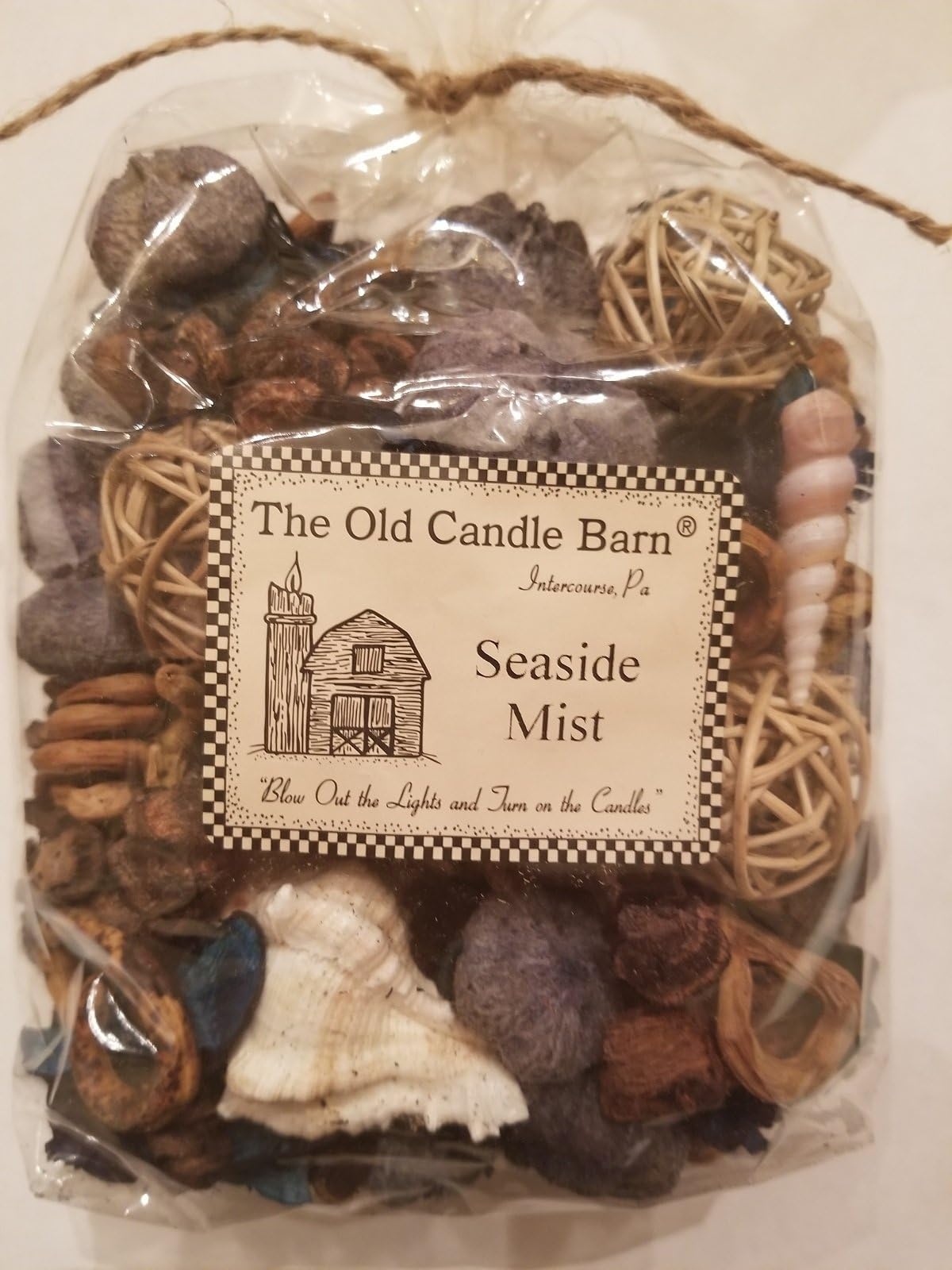 Old Candle Barn Seaside Mist Potpourri Large Bag - Perfect for Spring and Summer But Can Be Used All Year Long - Decoration or Bowl Filler