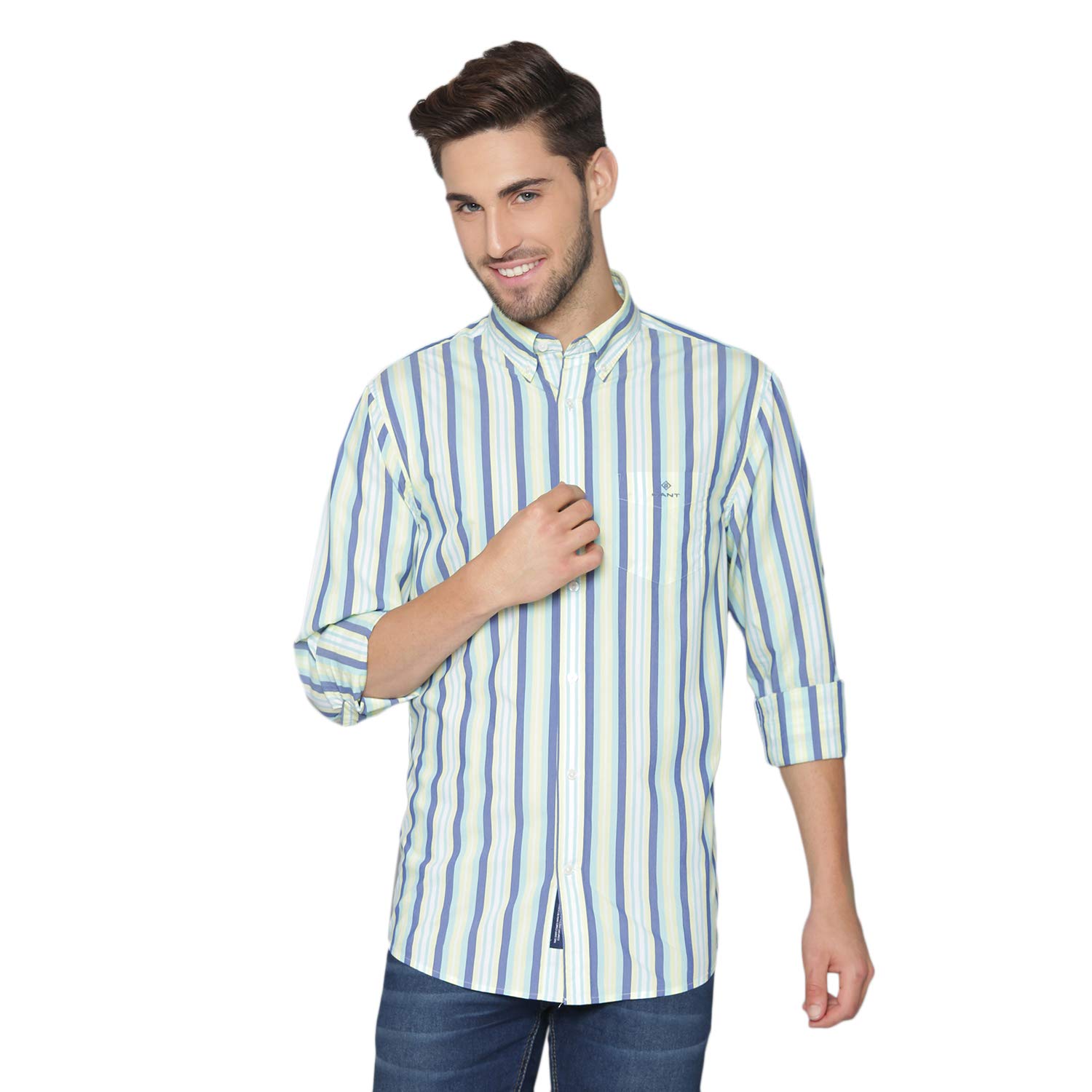 Buy GANT Mens Yellow Shirts GAS3033130709 at Amazon.in