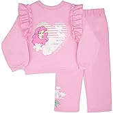 Magic Threadz Disney Clothes Baby Girls Pant Set – Lilo & Stitch, Princess, Marie, Toy Story, Ariel, Minnie & Pooh (12M–24M)