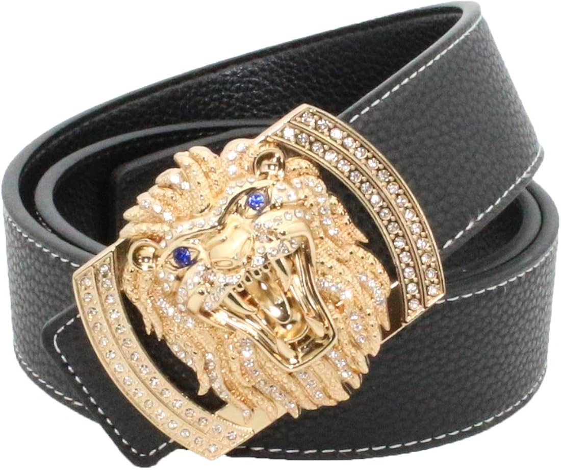 lion belt buckle designer