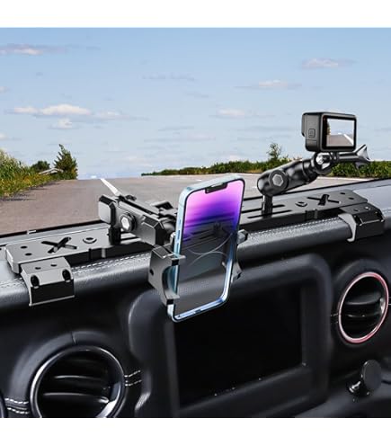 Dash Mount Cell Phone Holder For Jeep Wrangler JK And JKU