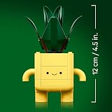LEGO Botanicals Happy Plants Toy 10349 Kids Craft Kit with 2 Artificial Plants view 8