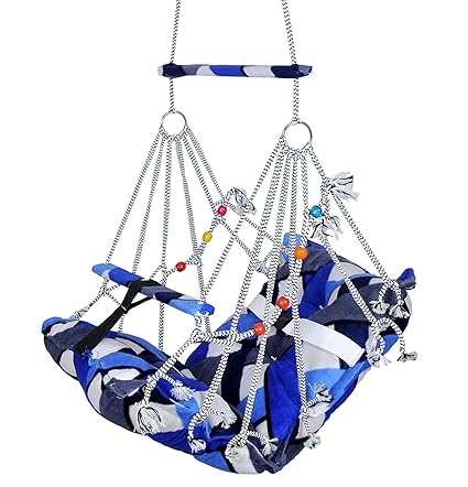 AkhandAnandArt Hammock Swing Without Accessories, Jhula Swing Chair Ideal 1-3 Years for