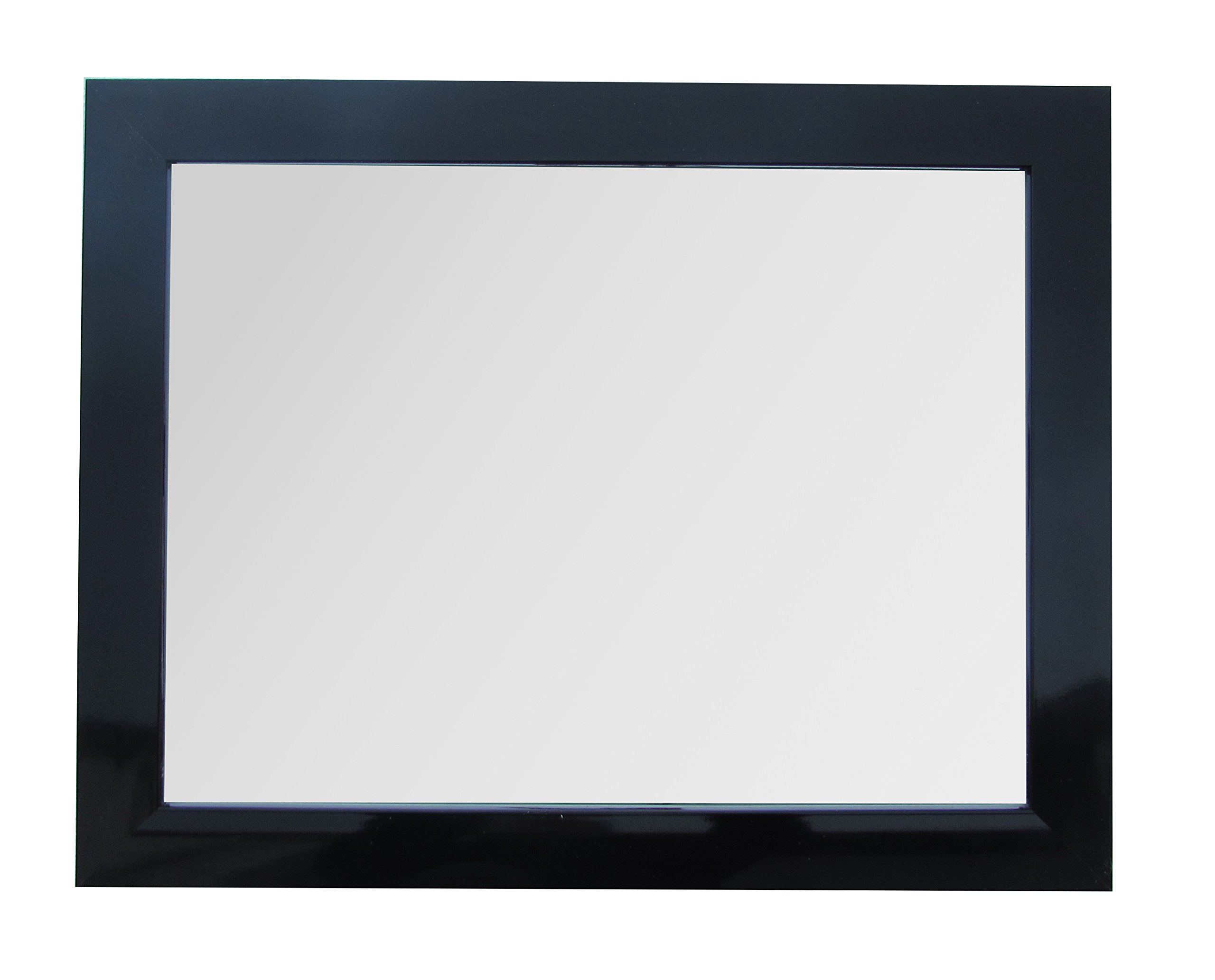 King Collection King Home S1710842 Wall Mirror with Frame, Black