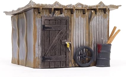 Amazon Com Woodland Scenics Woobr5856 O Built Up Tin Shack Toys