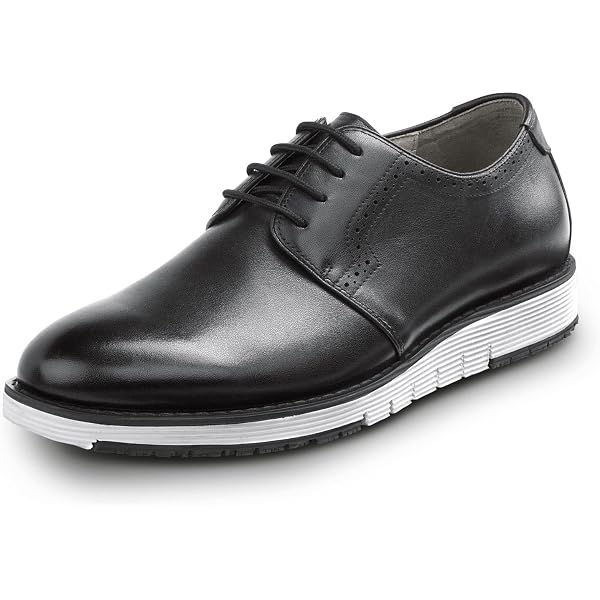 Genuine Grip Wide Fit Black Dress Oxford Shoes - NIB 2016381.jpg main image 3