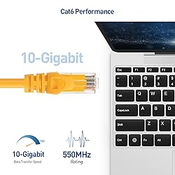 Cable Matters 10Gbps 5-Pack Snagless Short Cat 6
