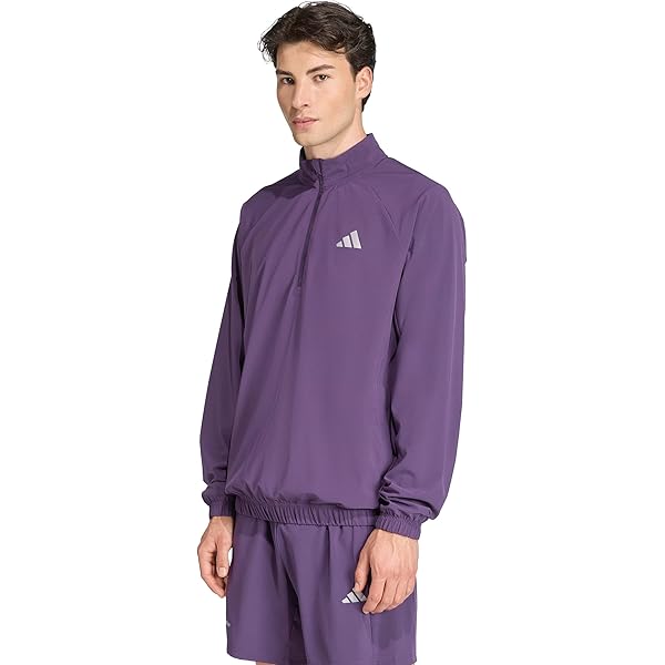 adidas Men's Train Essentials Woven Full-Zip Hooded Track Top