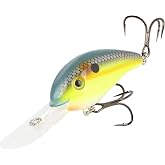 Strike King 3XD Elite Fishing Lure, Dives to 10-Ft, Chart Sexy Shad 2.0 | 7/16-Ounce, Unique Curved Bill, Rattle Chambers, Size 4 Mustad Triple Grip Hooks