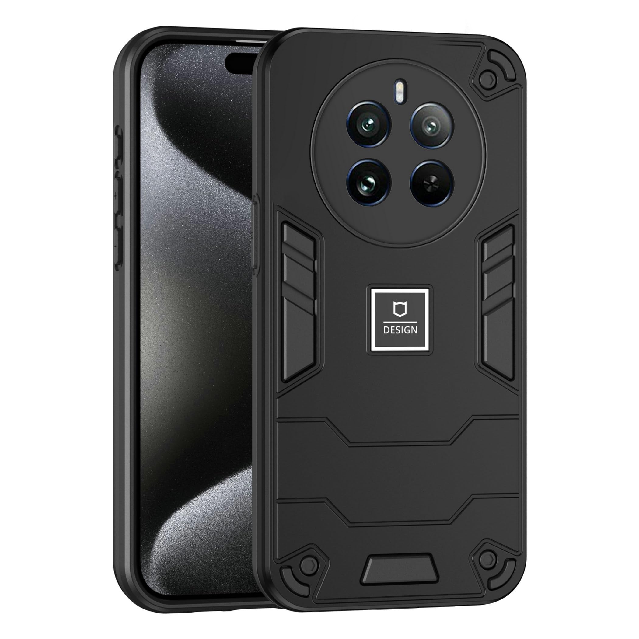 Case for Realme 12 Pro 5G Hard PC+TPU 2 in 1