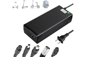 EVAPLUS 5 in 1 Plugs 54.6V Fast Charger, Universal for 48V 13S Lithium Batteries, Pinkind 48V Li-ion Battery Charger Replacement for Razor, Jetson, Voyage, Gotrax, Ninebot,Segway, Hiboy