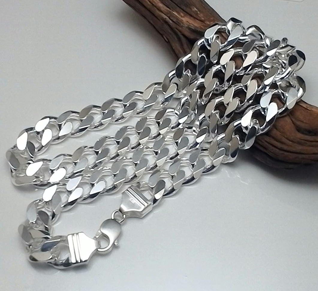 Amazon 極太 11mm 45cm 喜平ネックレス シルバー925 ネックレス メンズ シルバーチェーン シルバーネックレス メンズネックレス だけ キヘイ きへい 6面カット 喜平チェーン のみ 刻印有 ネックレス 通販