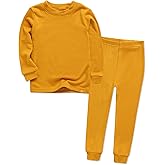 VAENAIT 6M-12Y Toddler Toddler Kids Toddler Girls Boys Soft Comfy Modal Tencel Solid Raglan Sleepwear Pajamas Pjs 2pcs Set