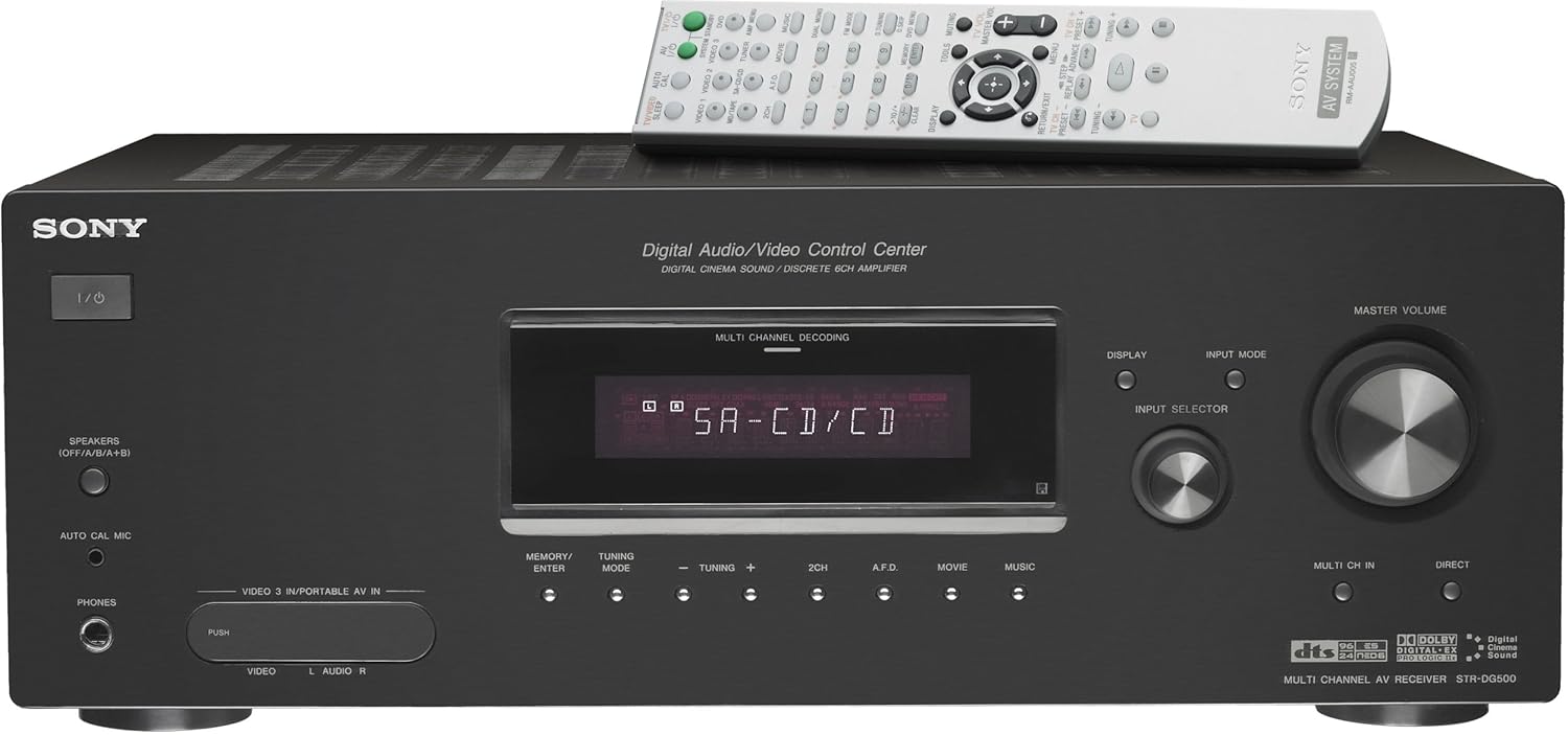 Sony STR-DG500 6.1 Channel Home Theater Receiver (Discontinued by Manufacturer)