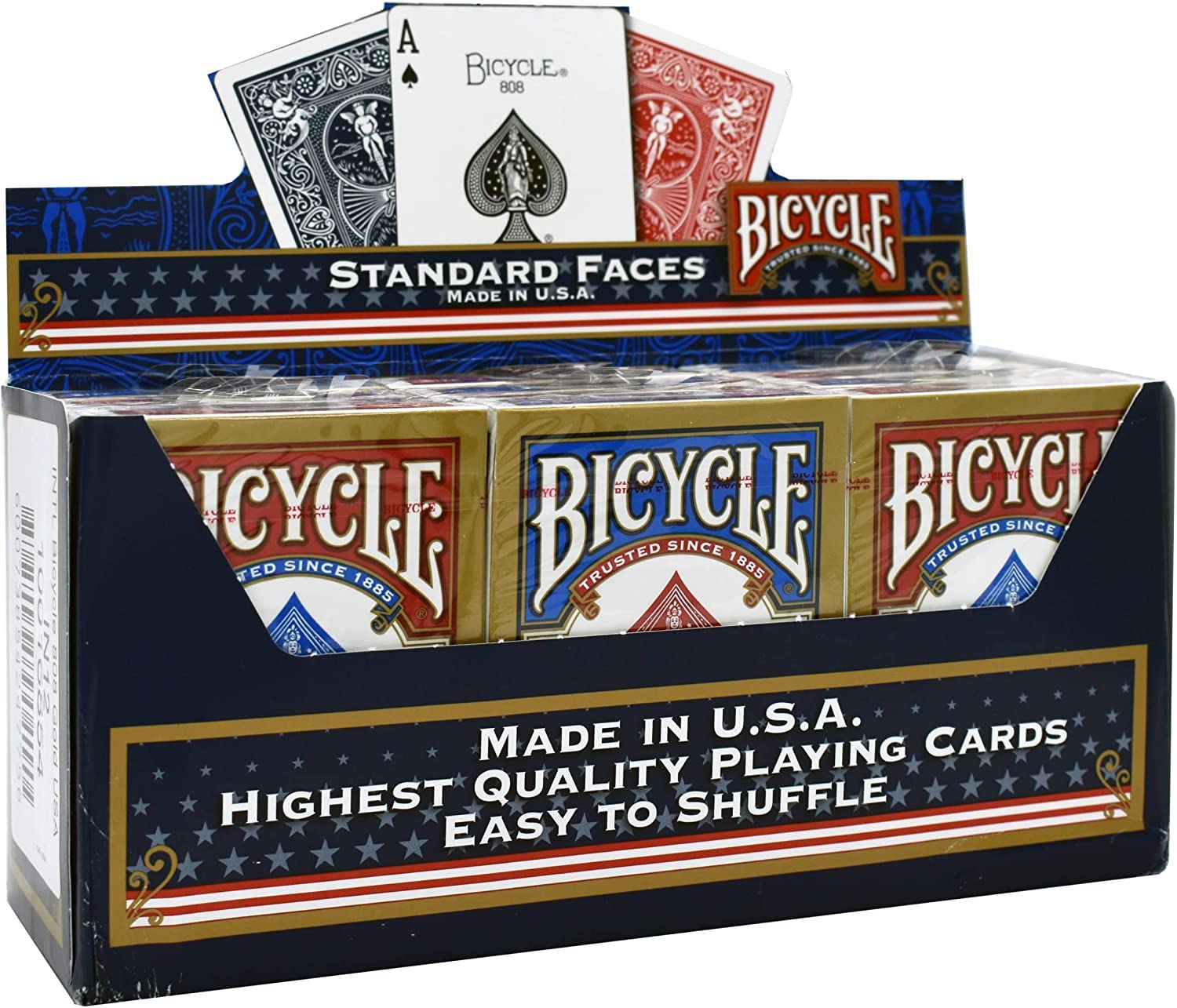 Bicycle - 12 Sets of 54 Playing Cards - Original Rider Back Standard - Magic/Magic Card