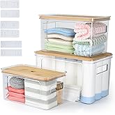 OTraki 3 Pack Trash Bag Holder Dispenser with Lid Plastic Garbage Bag Dispenser Stackable & Wall-mounted, Trash Bags Organizer Under Sink for Kitchen, Pantry Cabinet Organizer and Storage