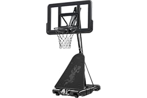 Best Choice Products 4.4-10ft Adjustable Regulation Basketball Hoop, Portable Goal w/Shatterproof Backboard, Ball Return, Base Gel