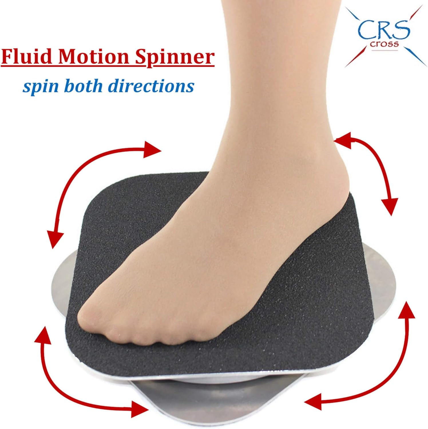 CRS Cross Figure Skating Spinner - Metal 8 inch Ice Skating Training Aid for Skate Spin, Gymnastics & Dance Pirouette : Sports & Outdoors