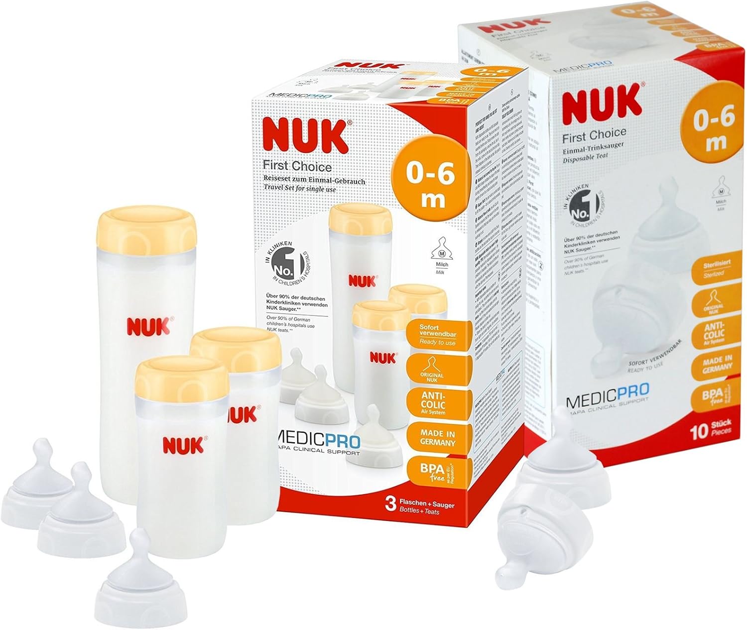 nuk disposable bottles
