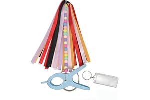LSYZFPSTARS Stroller Flag with Clip Stroller Amusement Park Tag Theme Park Spotter Wheelchair Tag Disney stroller sign