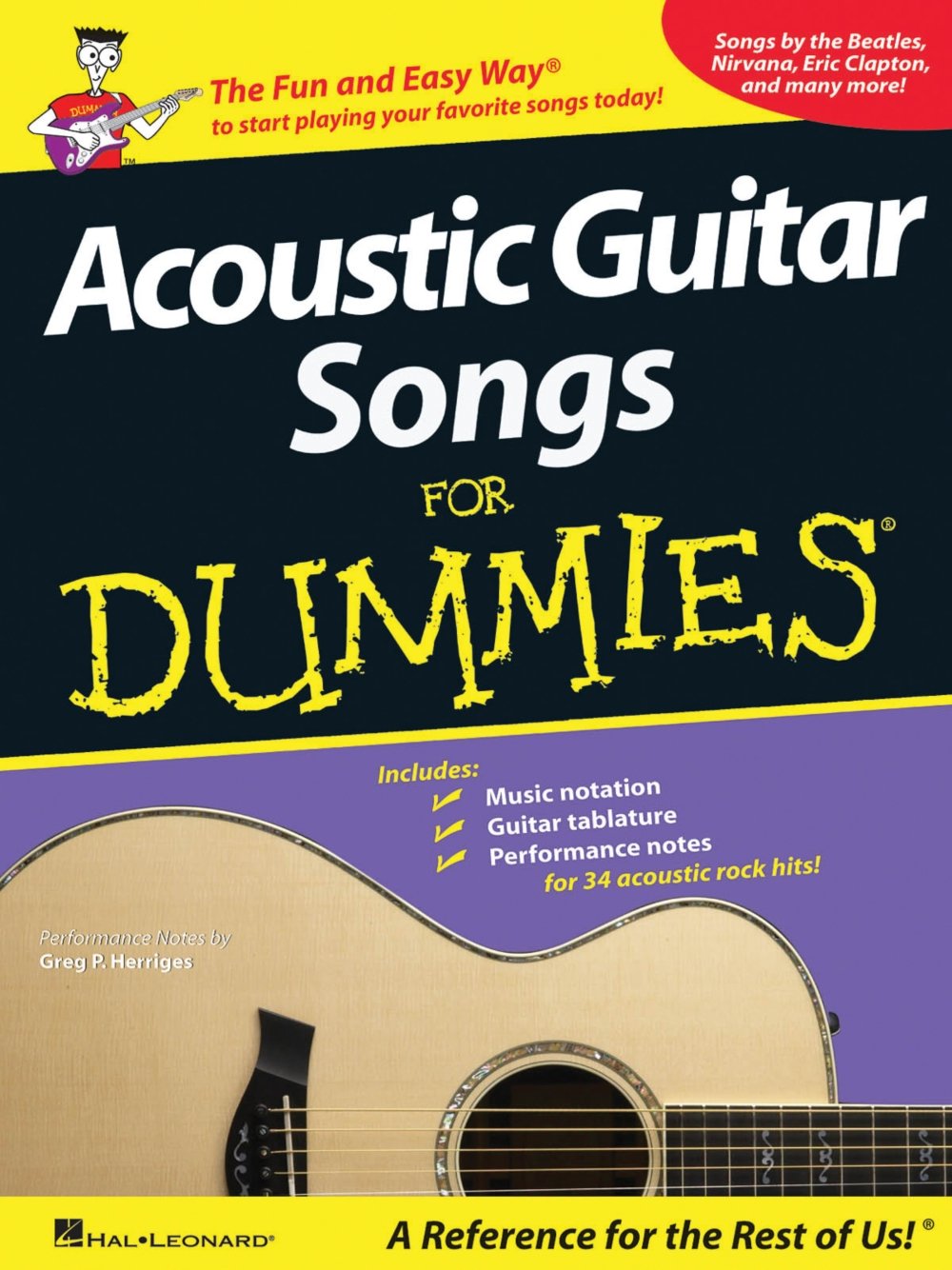 Acoustic Guitar Songs for Dummies