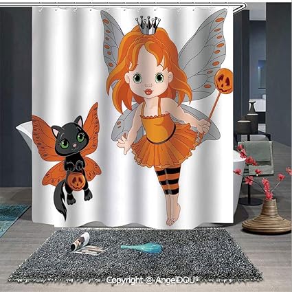 Amazon Com Angeldou Halloween Lightweight Durable Fabric Shower